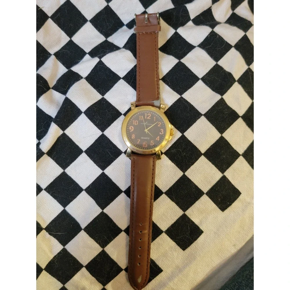 Men's Quartz Watch LOT (2) – Black &‎ Gold – Casual / Dress – As-Is